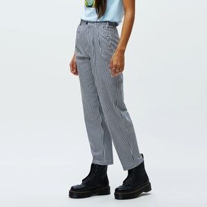 Obey Striped Straight Leg Trousers